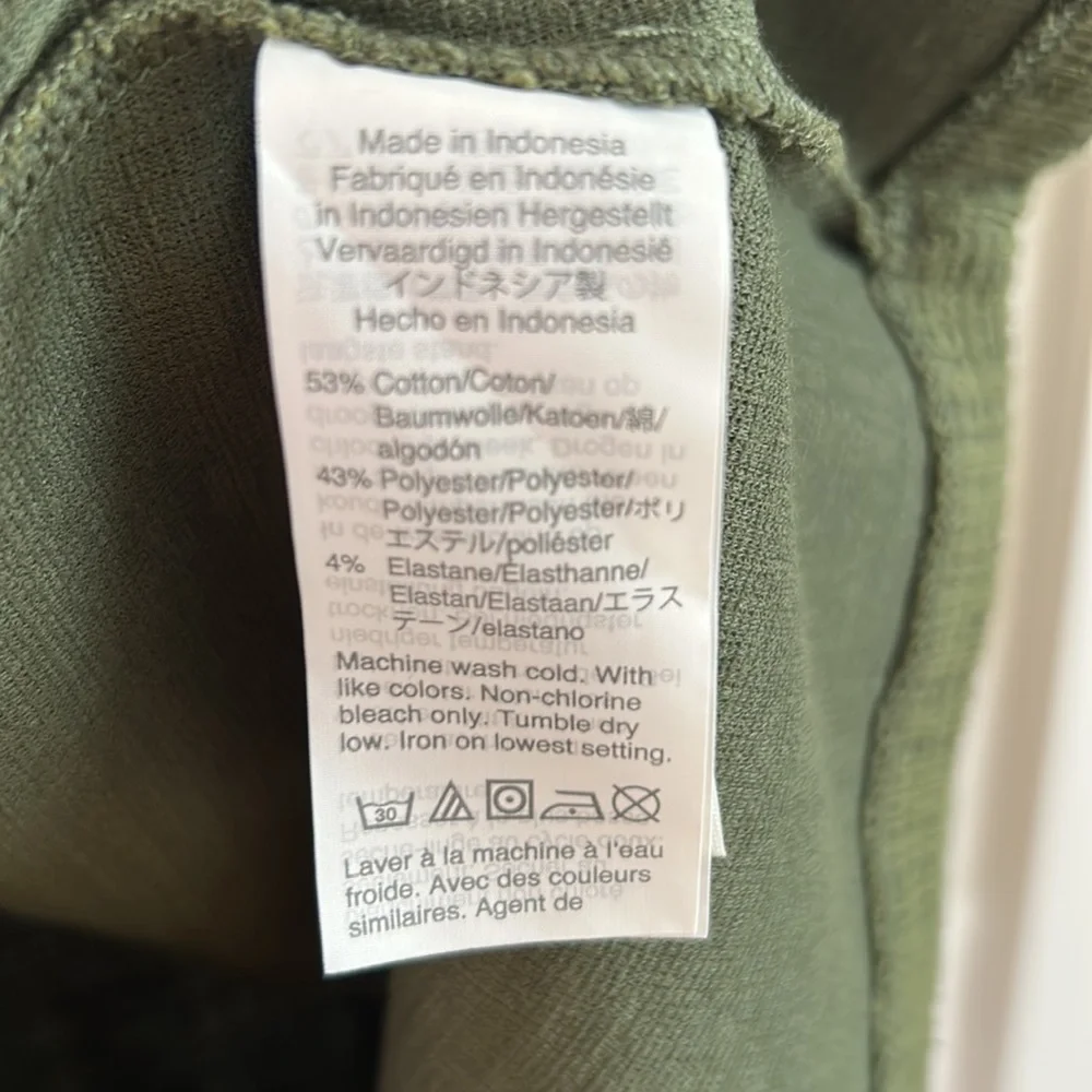 Madewell army green dress - Picture 4 of 5